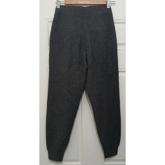 Lou & grey womens small wool jogger sweater pants gray cozy lounge wear - Picture 5 of 6